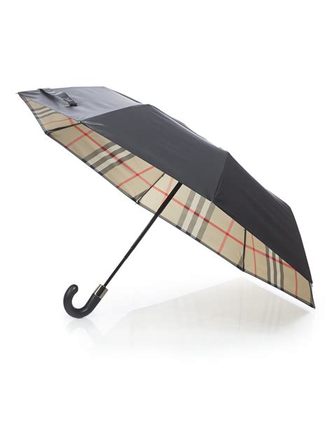 black burberry umbrella